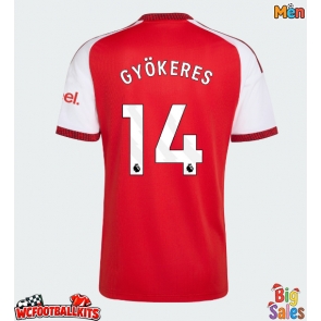 Arsenal Viktor Gyokeres #14 Replica Home Stadium Shirt 2026-27 Short Sleeve